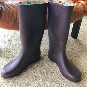 French made rain boots. AIGLExLIBERTY OF LONDON